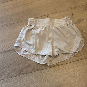 lululemon athletica Light Beige Athletic Shorts